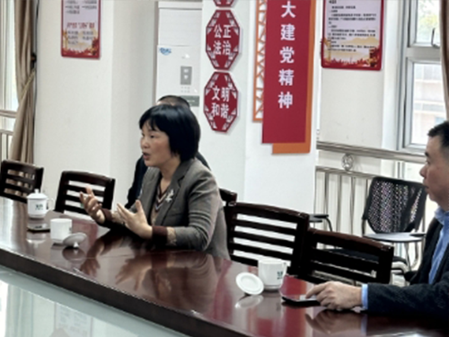 漳州市平和縣副縣長吳映紅一行蒞臨領峰食品考察指導